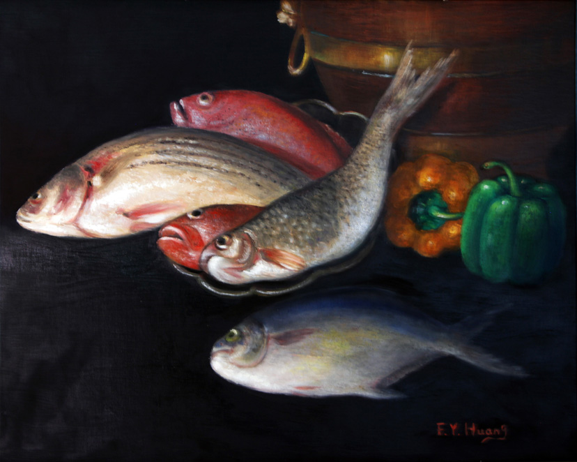 Portraits of Fish (oil)