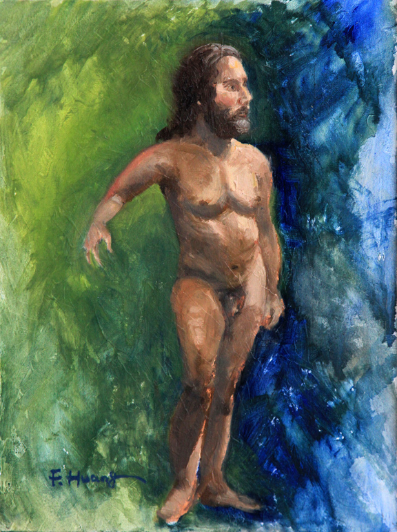 Male Nude 11 (oil)