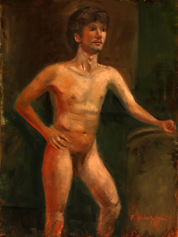 Standing Nude (oil)