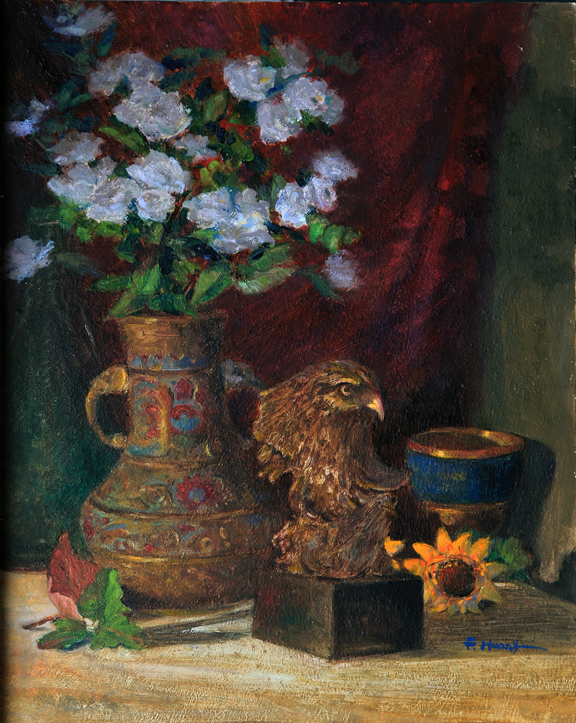 Still Life with Golden Eagle (oil)